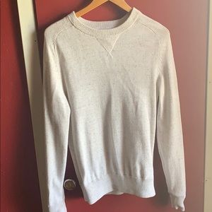 Mossimo white/cream knit crew neck sweater (Small)